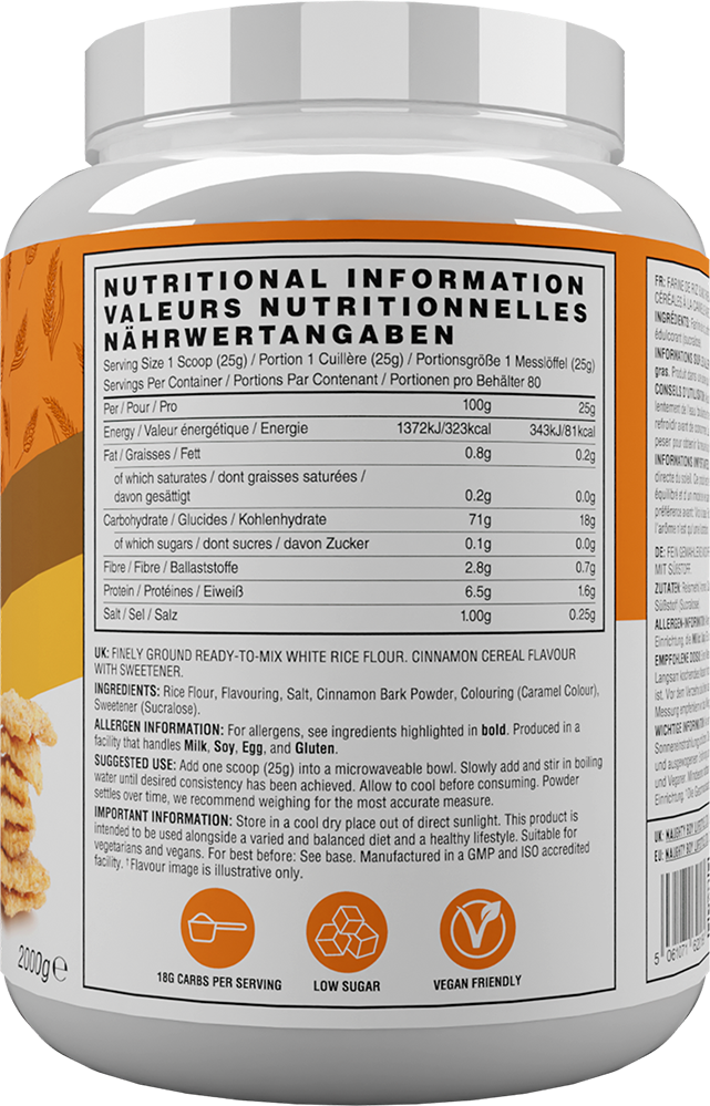 Naughty Boy Cream of the Crop Cinnamon Cereal (2000 g)