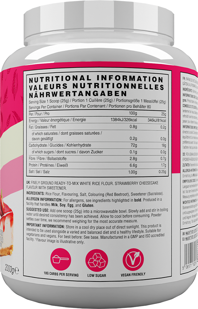 Naughty Boy Cream of the Crop Strawberry Cheesecake (2000 g)