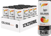 Celsius Sparkling Energy Drink - 12 x 250 ml - Mango Lemonade