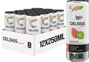Celsius Sparkling Energy Drink - 12 x 250 ml - Kiwi Guava