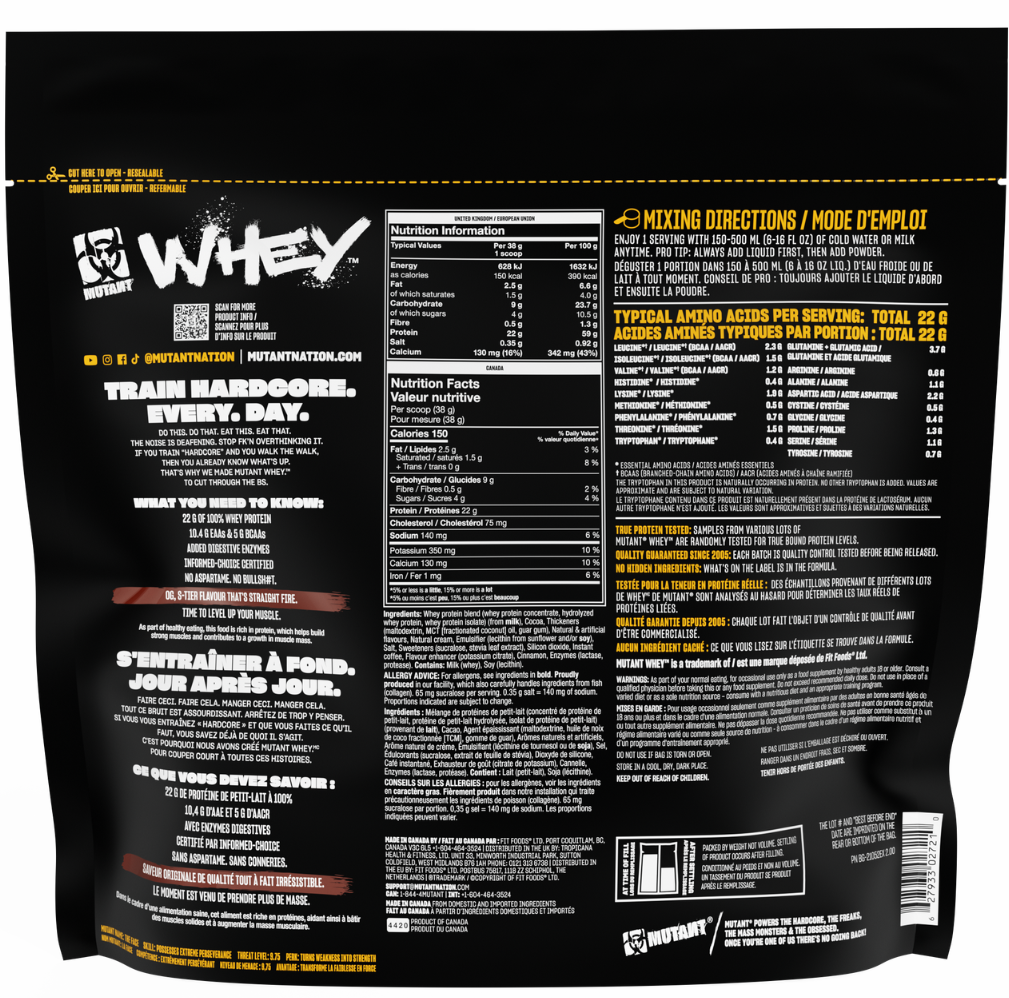 Mutant Whey Triple Chocolate (2270 g)