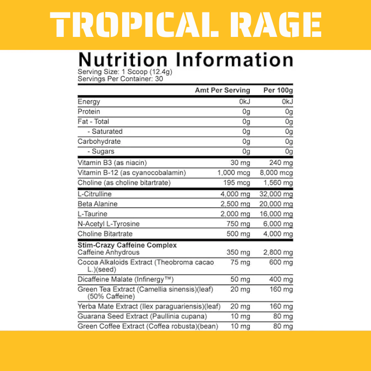 5% Nutrition 5150 Tropical Rage (30 servings)