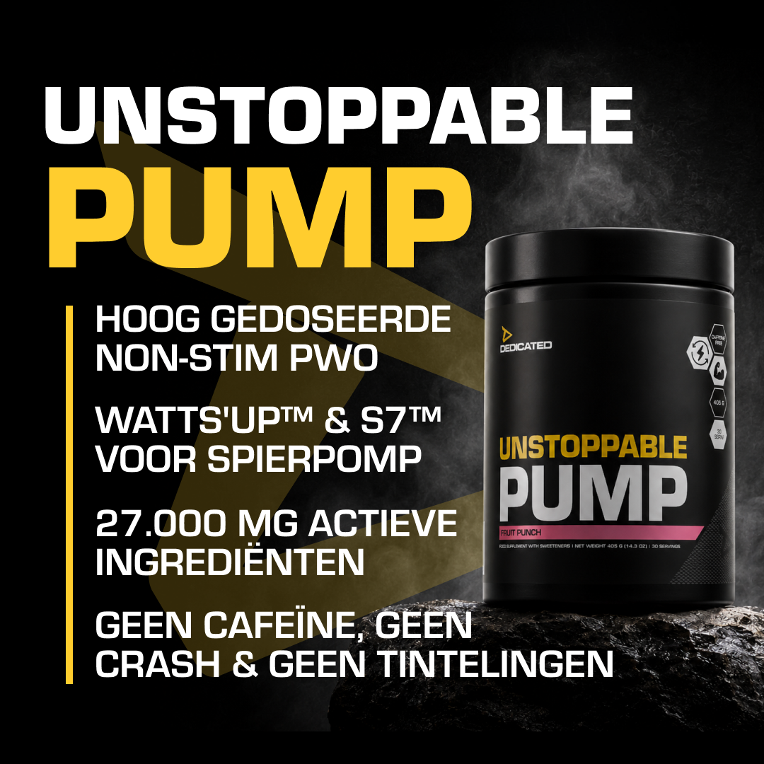 Dedicated Nutrition Unstoppable Pump Fruit Punch (405 g)