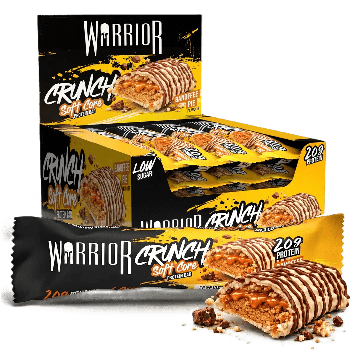 Warrior Crunch Bar Banoffee Pie (12 x 64 g)