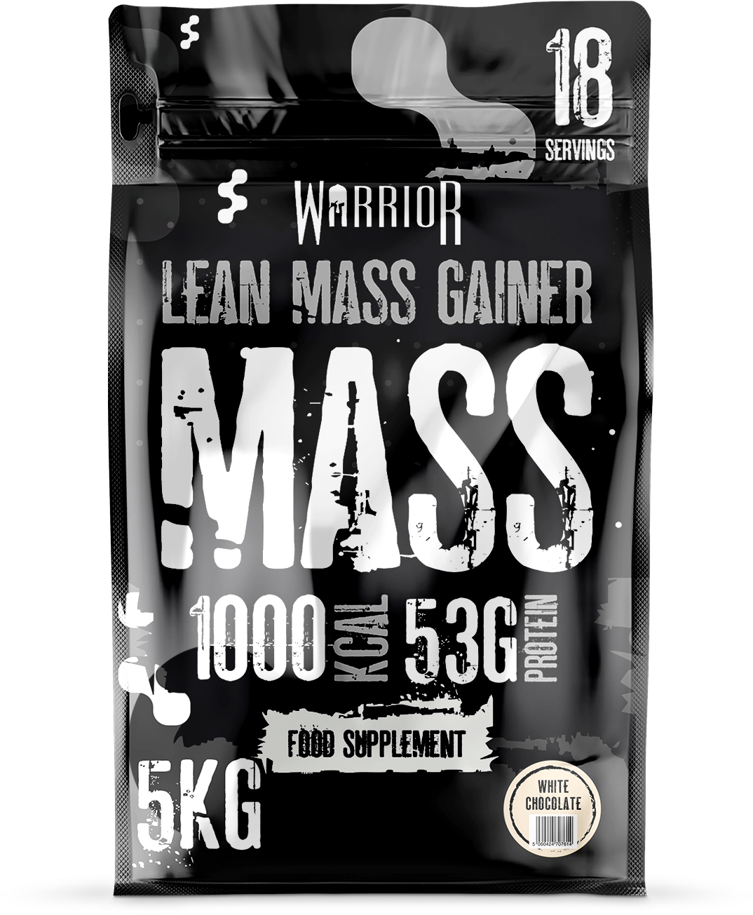 Warrior Mass Lean Mass Gainer White Chocolate – 5 kg zak
