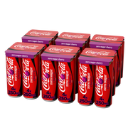 Coca Cola Cherry Zero Sugar - 24 x 250 ml