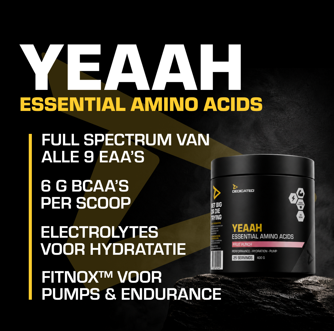Dedicated Nutrition YEAAH EAA – 400 g - Fruit Punch
