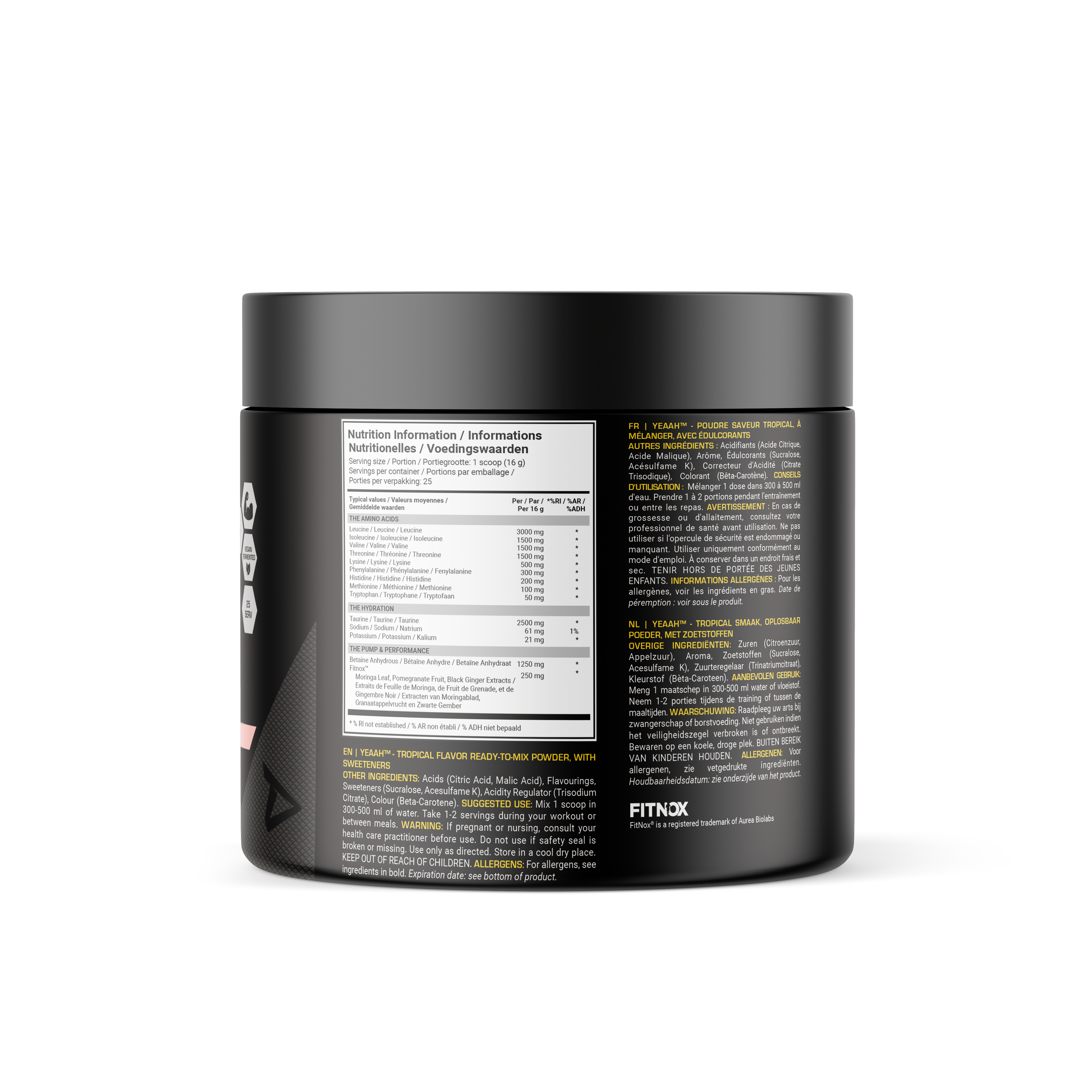 Dedicated Nutrition YEAAH EAA – 400 g - Tropical