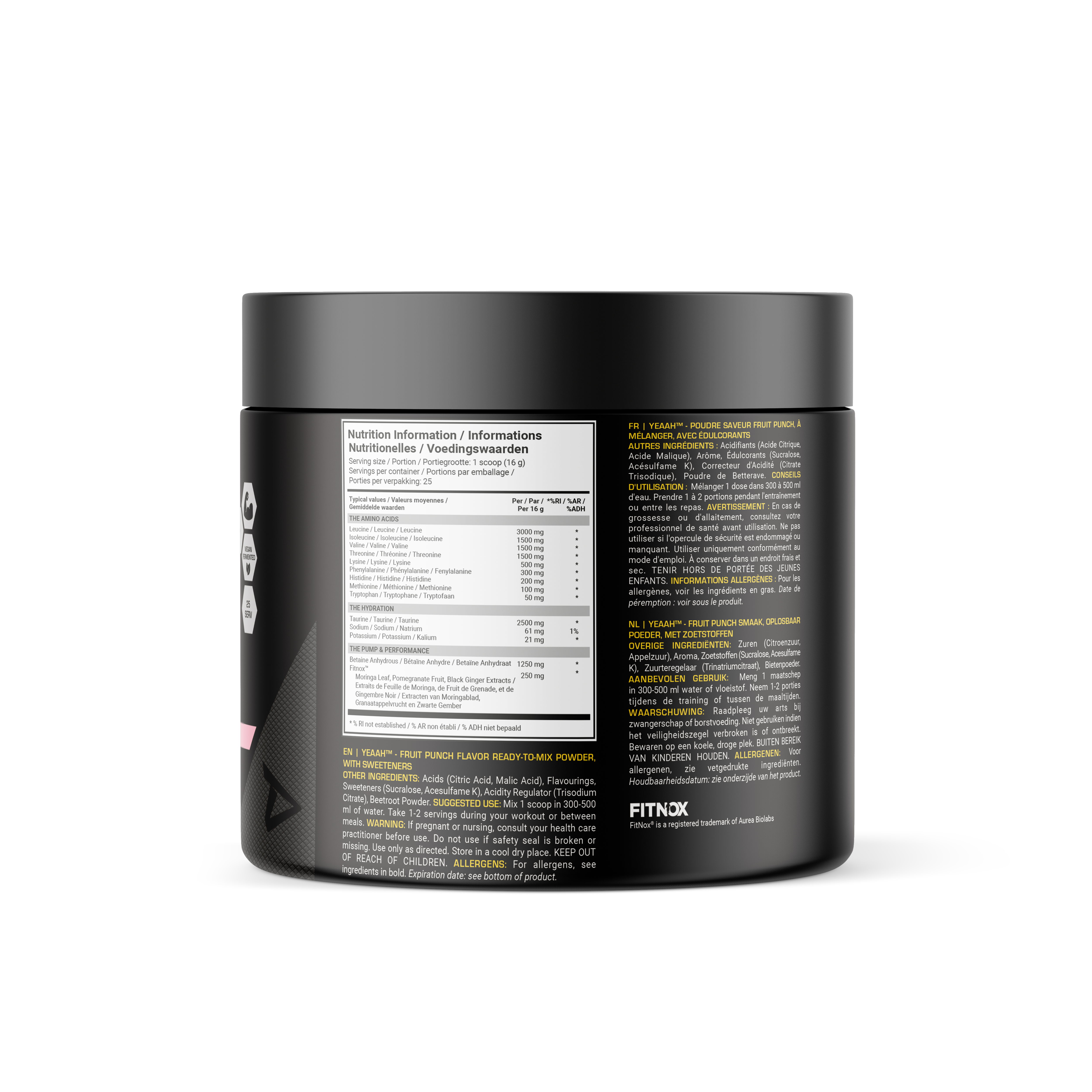 Dedicated Nutrition YEAAH EAA – 400 g - Fruit Punch
