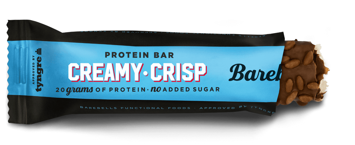 Barebells Protein Bar Creamy Crisp eiwitreep - verpakking voorzijde