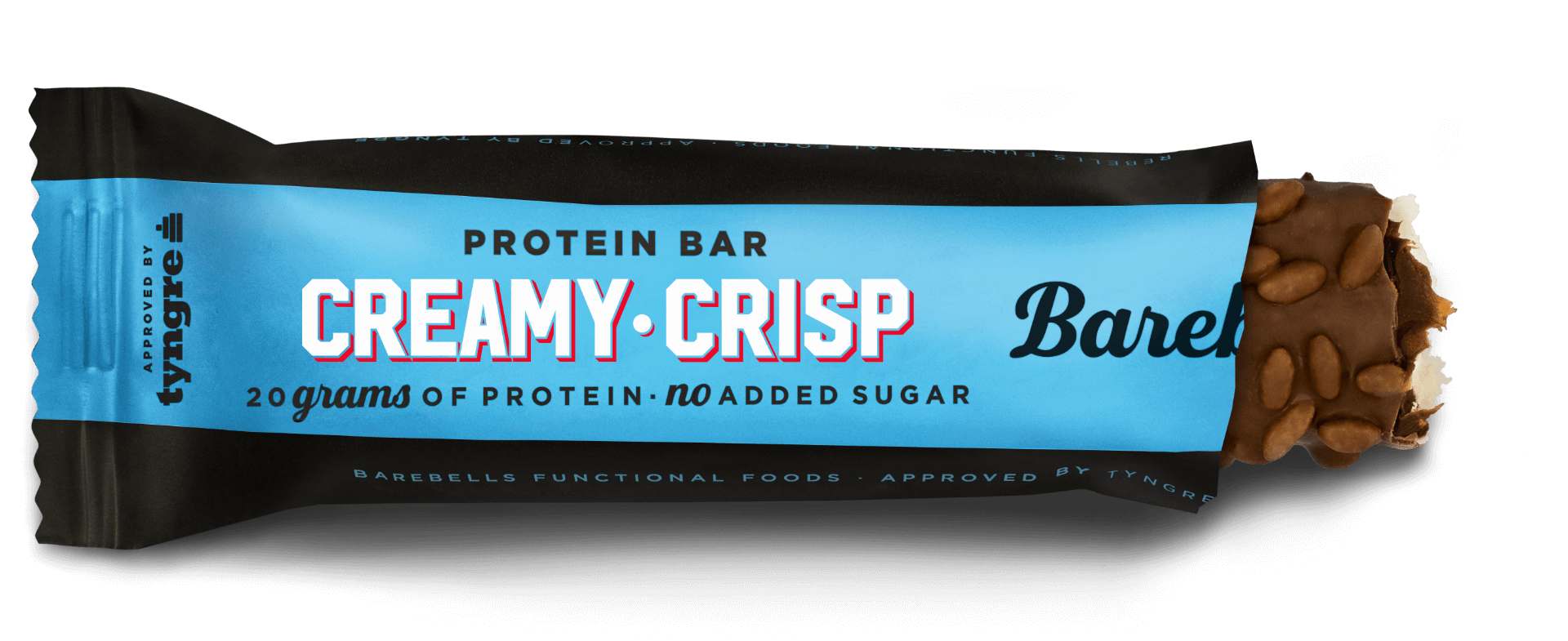 Barebells Protein Bar Creamy Crisp eiwitreep - verpakking voorzijde