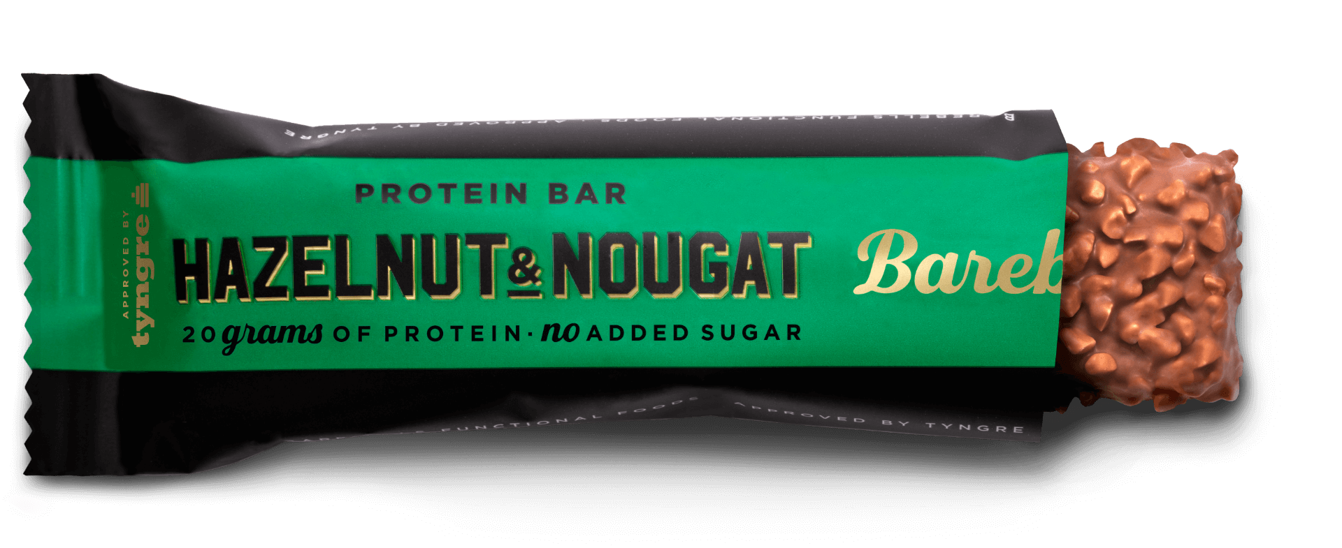 Barebells Protein Bar Hazelnut & Nougat eiwitreep - verpakking voorzijde
