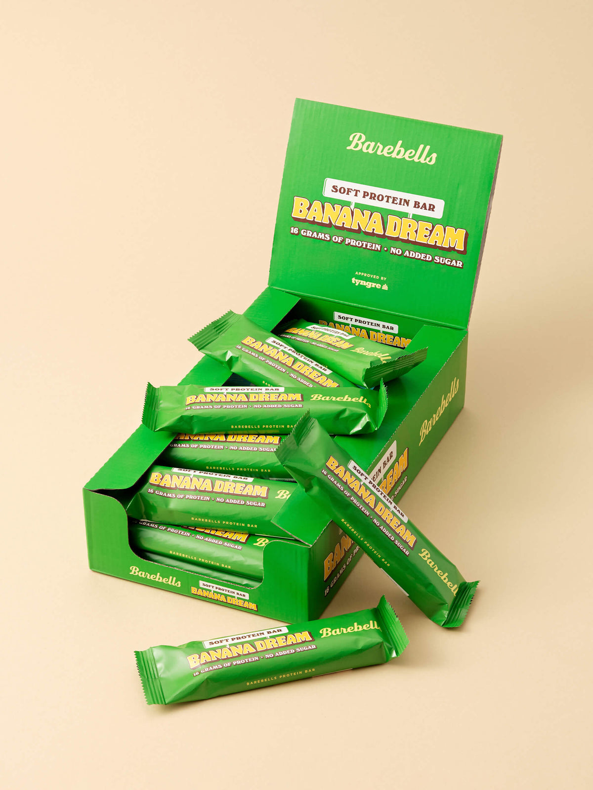 Barebells Soft Protein Bar Banana Dream - displaydoos met 12 eiwitrepen