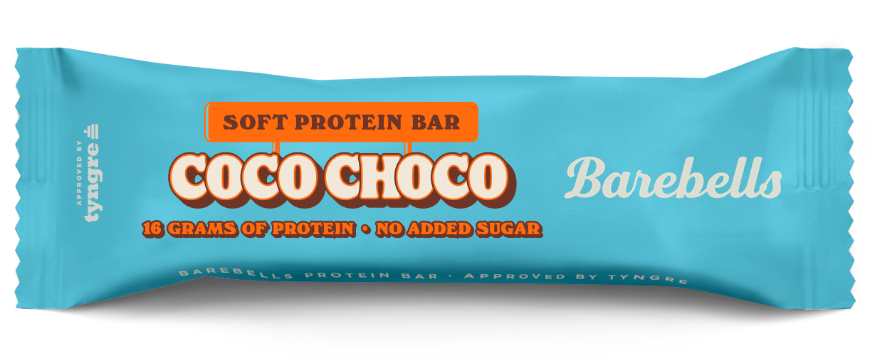 Barebells Soft Protein Bar Coco Choco eiwitreep - verpakking voorzijde