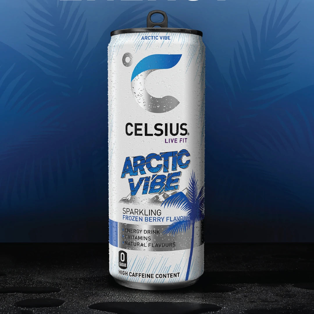 Celsius Sparkling Energy Drink Arctic Vibe – sfeerfoto