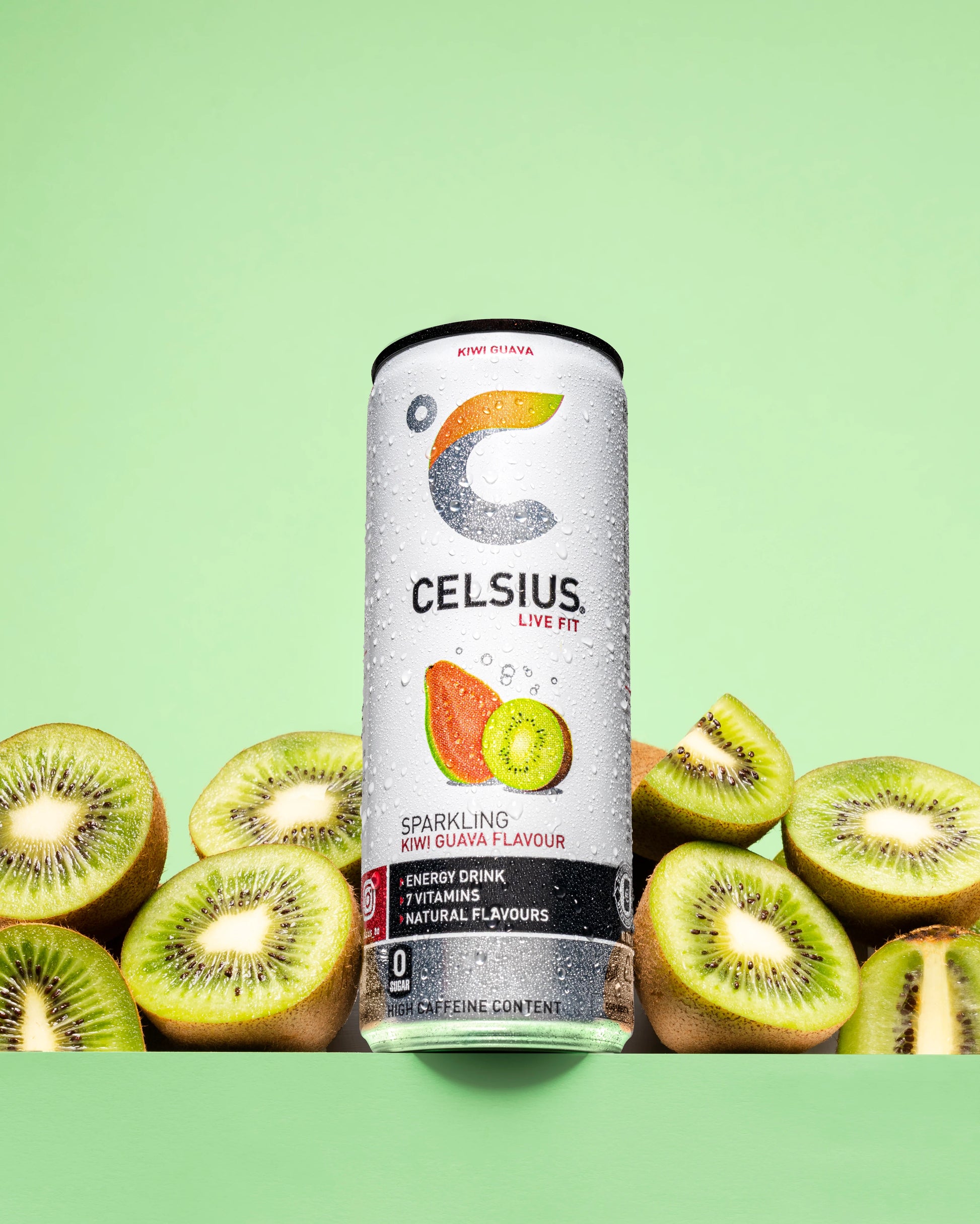 Celsius Sparkling Energy Drink Kiwi Guava – sfeerfoto