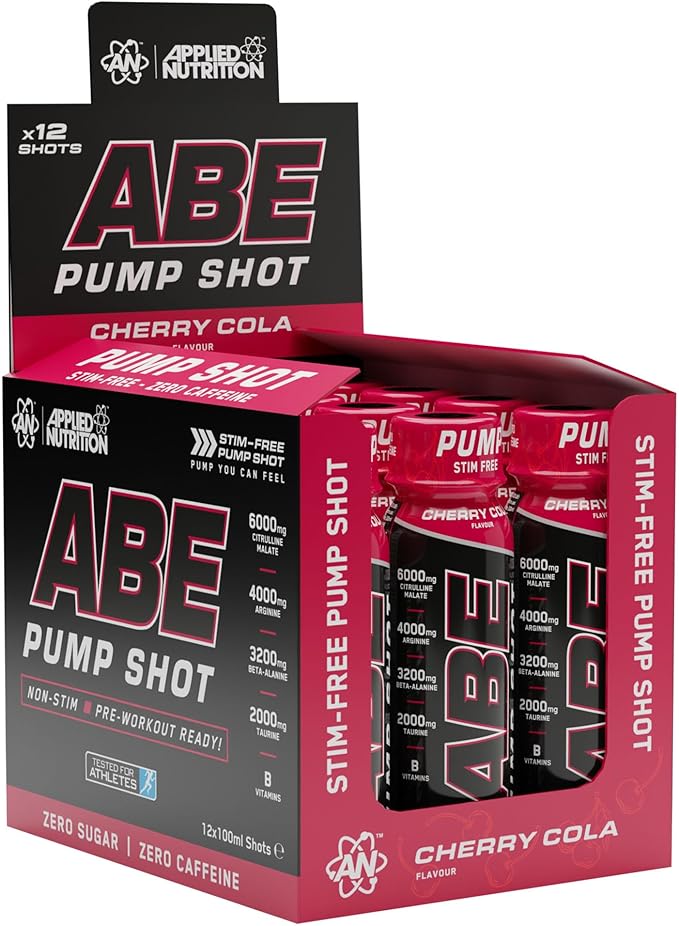 Applied Nutrition ABE Pump Shot - 12 x 100 ml - Cherry Cola