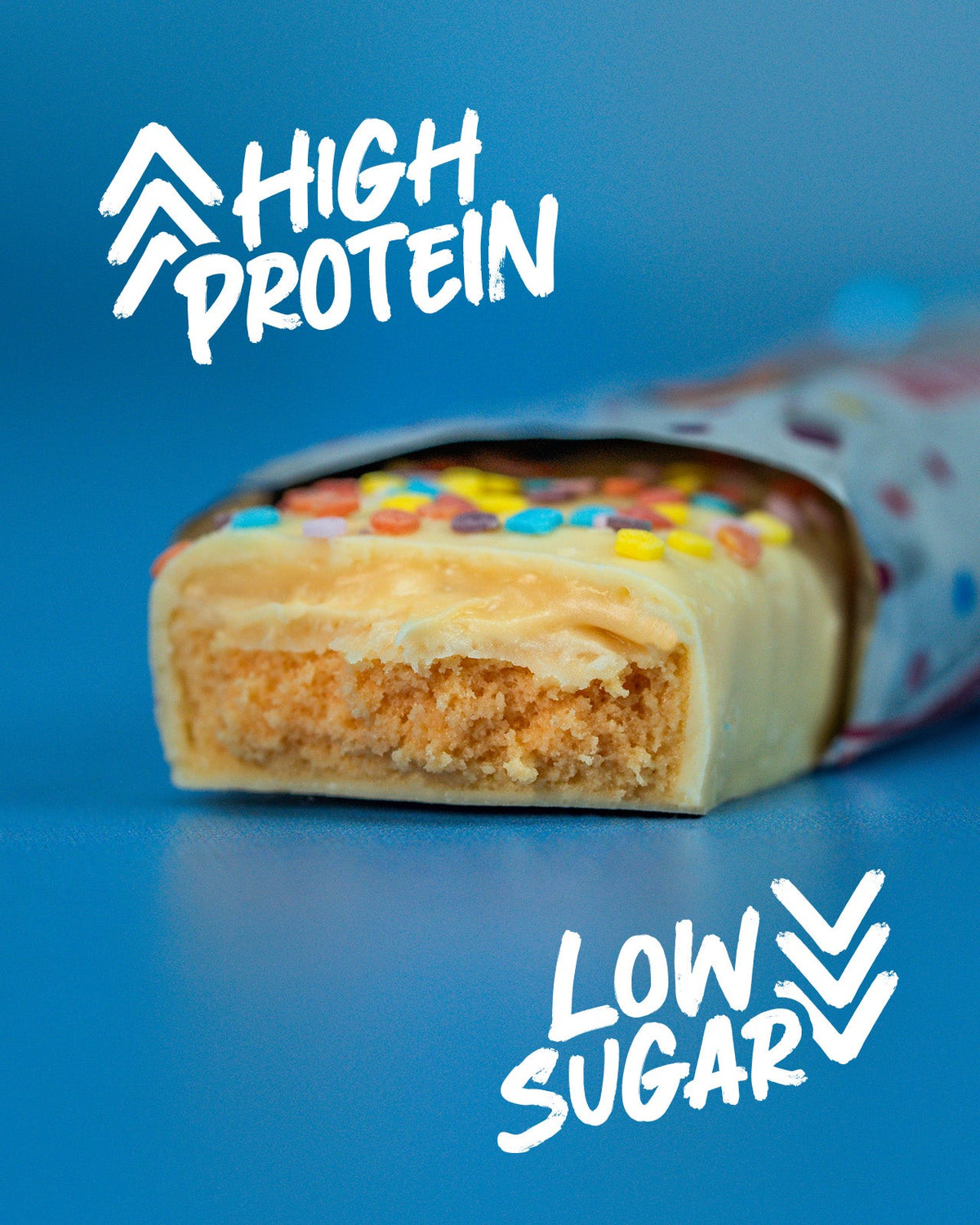 Grenade Protein Bar Birthday Cake eiwitreep – sfeerfoto 2