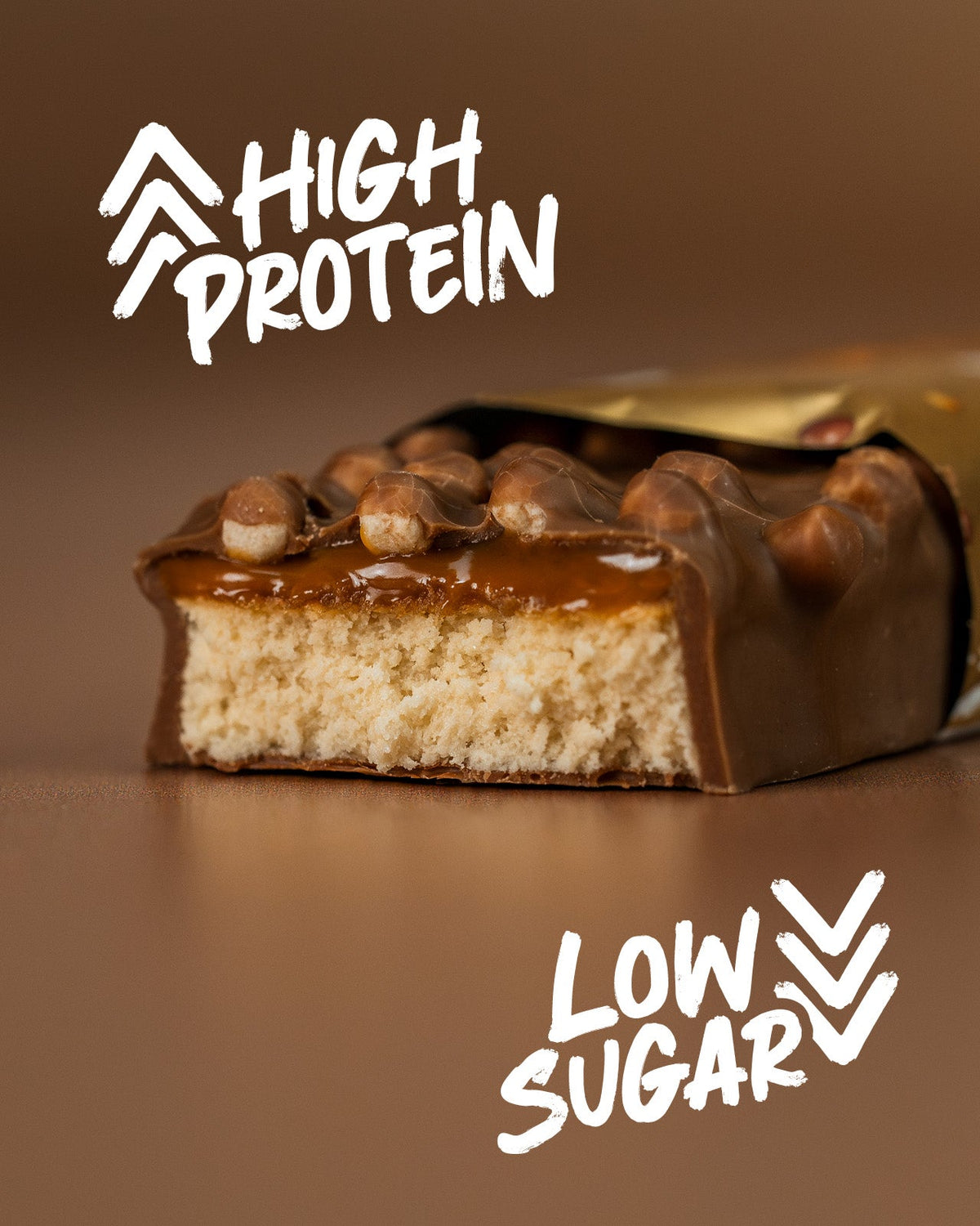Grenade Protein Bar Caramel Chaos eiwitreep – sfeerfoto 2