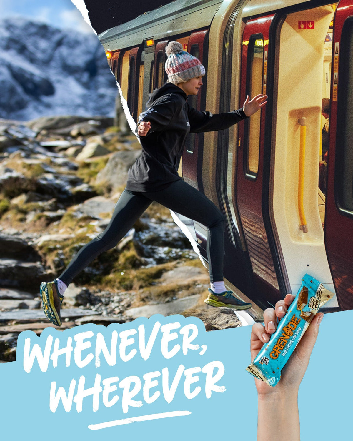 Grenade Protein Bar Chocolate Chip Cookie Dough eiwitreep – sfeerfoto 3