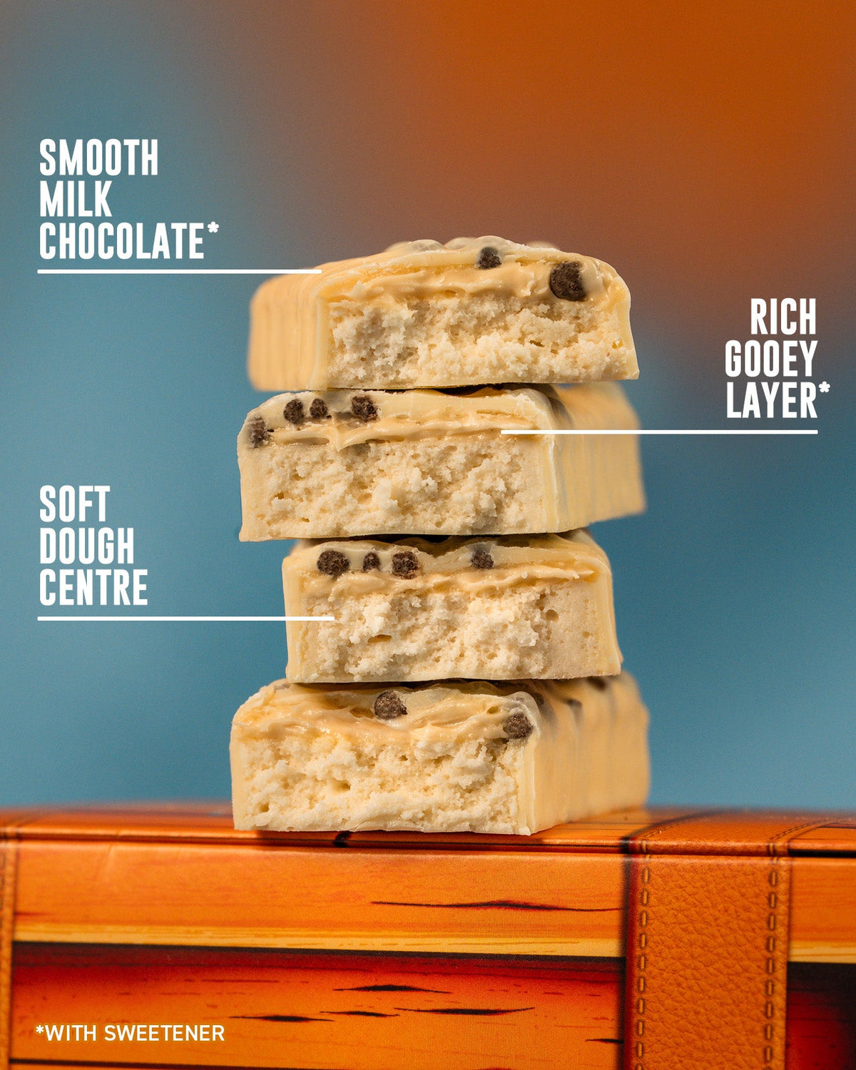 Grenade Protein Bar White Chocolate Cookie eiwitreep – doorsnede met kenmerken