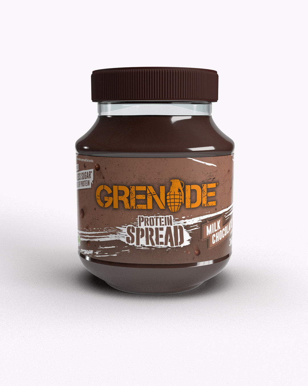 Grenade Protein Spread Milk Chocolate eiwitpasta – pot vooraanzicht