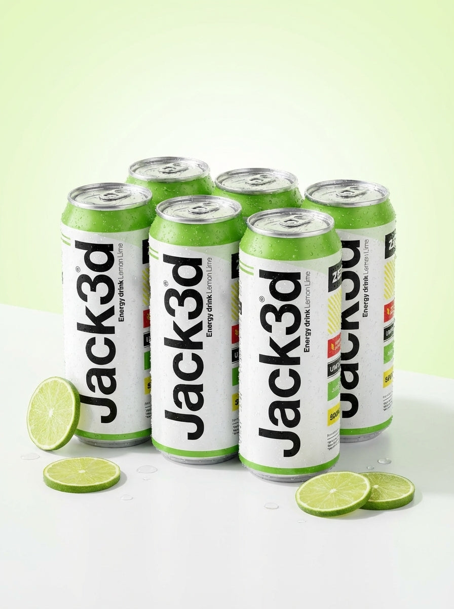Jack3d Energy – 12 x 500 ml – Lemon Lime