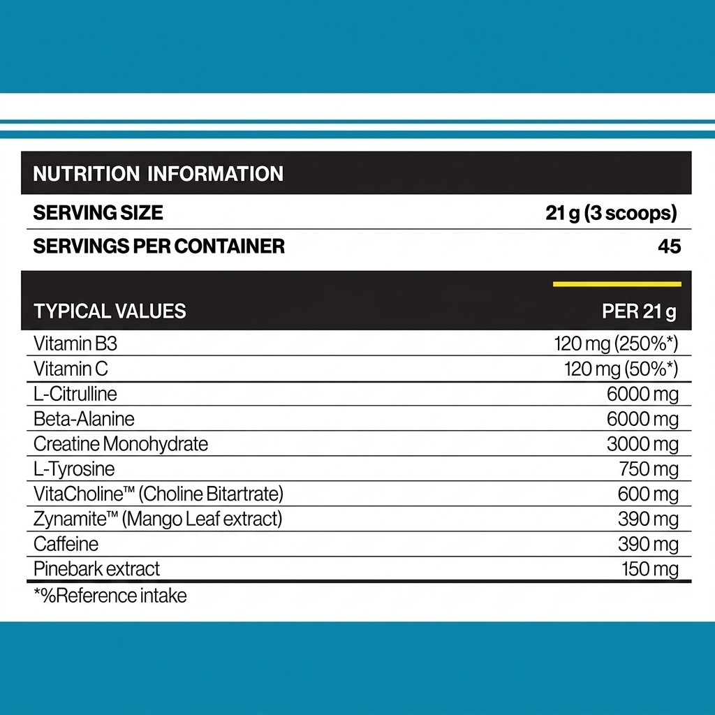 Jack3d Advanced Pre-workout - 360 g – Energy Drink