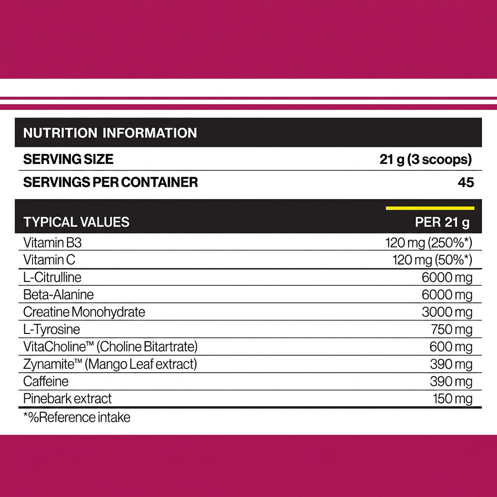 Jack3d Advanced Pre-workout Fruit Punch (315 g)
