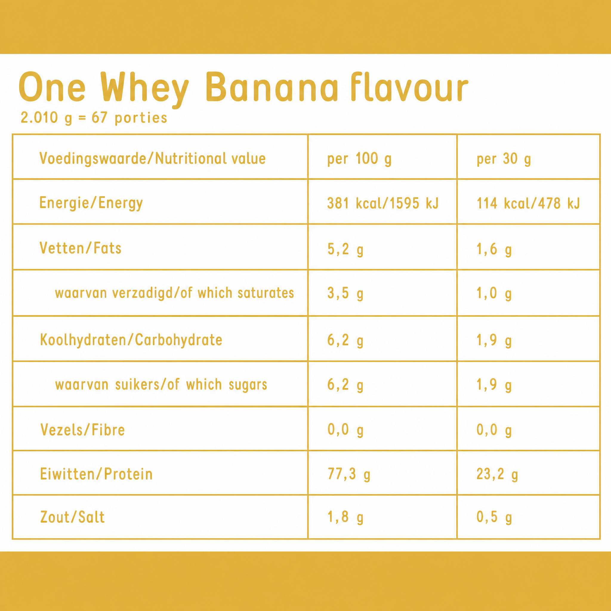 Fit & Co One Whey