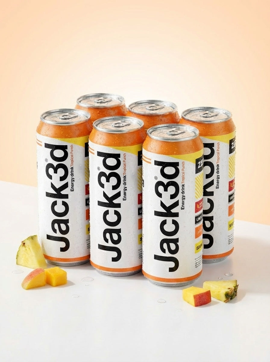 Jack3d Energy – 12 x 500 ml – Tropical Punch