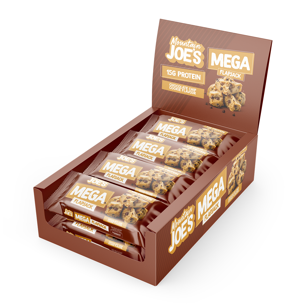 Mountain Joe's Mega Flapjack Chocolate Chip Cookie 12 x 100 g