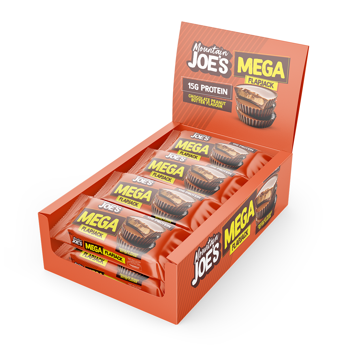 Mountain Joe's Mega Flapjack Chocolate Peanut Butter 12 x 100 g