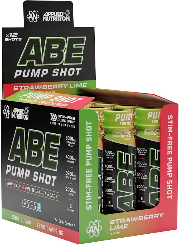 Applied Nutrition ABE Pump Shot - 12 x 100 ml - Strawberry Lime