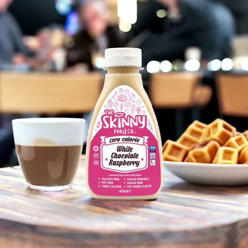 The Skinny Food Co Skinny Syrup - 425 ml - White Chocolate Raspberry