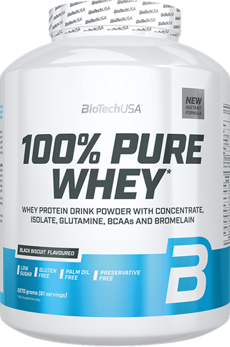 BiotechUSA 100% Pure Whey Black Biscuit (2270 g)