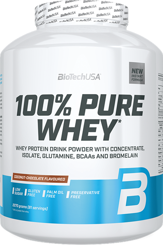 BiotechUSA 100% Pure Whey Coconut-Chocolate (2270 g)