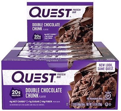 Quest Bar Double Chocolate Chunck (12 x 60 g)