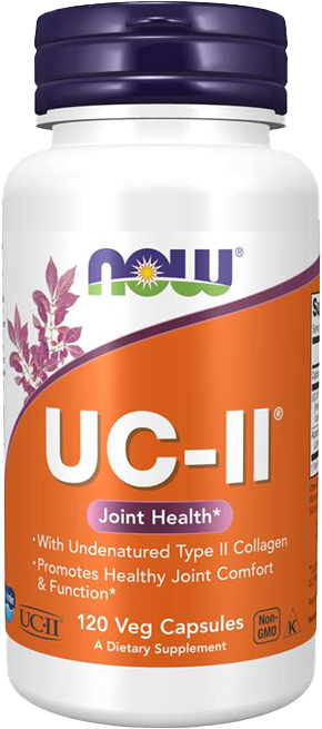 UC-II Joint Health - Undenatured Type II Collagen (120 Vegetarian Capsules) - Now Foods