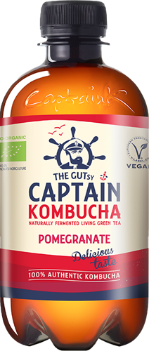 Captain Kombucha Pomegranate (12 x 400 ml)
