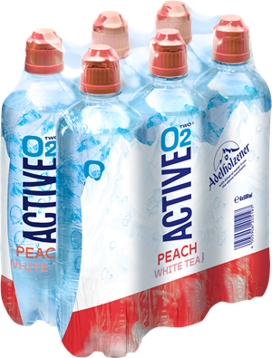 Active O2 Peach White Tea 6 x 500 ml