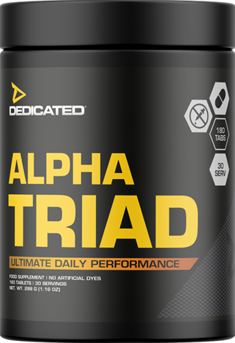 Dedicated Nutrition Alpha Triad (180 tabs)