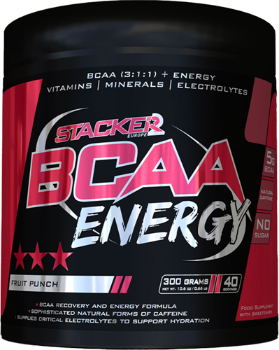 Stacker2 BCAA Energy Fruit Punch (300 g)