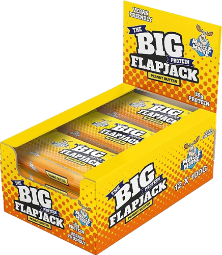 Muscle Moose Big Protein Flapjack Peanut Butter (12 x 100 g)