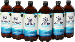 Captain Kombucha Original 6 x 1000 ml