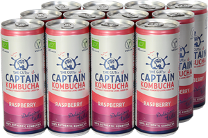 Captain Kombucha Raspberry 12 x 250 ml