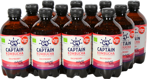 Captain Kombucha Raspberry (12 x 400 ml)