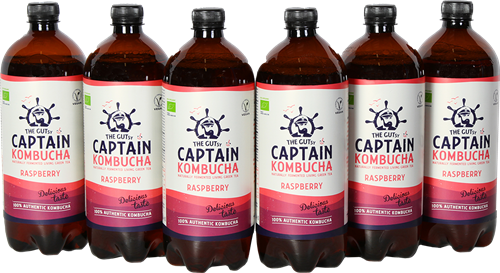 Captain Kombucha Raspberry (6 x 1000 ml)