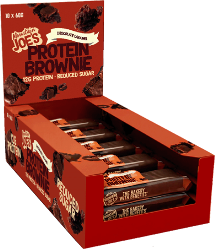 Mountain Joe's Protein Brownie Chocolate Caramel (10 x 60 g)