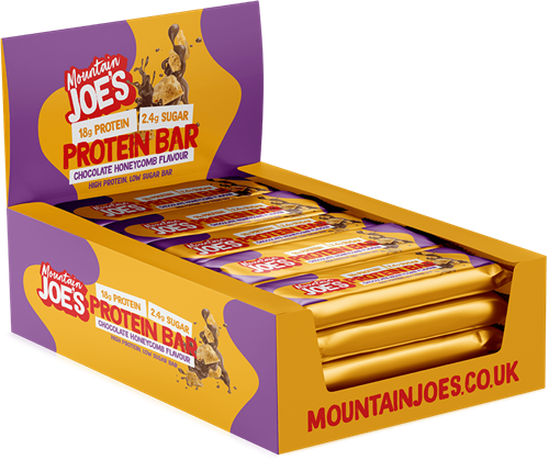 Mountain Joe's Protein Bar Chocolate Honeycomb (12 x 55 g)